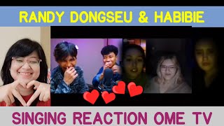 RANDY DONGSEU amp HABIBIE  Buat Cewek Luluh Lantah  Singing Reaction OME TV [upl. by Sammie670]