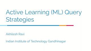 Active Learning ML Query Strategies  Machine Learning [upl. by Abrahamsen443]