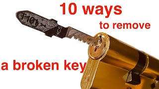 10 Best Ways To Remove a Broken Key [upl. by Nelluc]