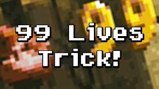 Donkey Kong Country  99 Lives Trick [upl. by Altis]