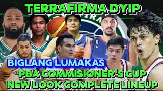 TERRAFIRMA DYIP NEW LOOK LINEUP FOR 20242025 PBA COMMISSIONERS CUP S49 GAME OPENING NOV27 2024 [upl. by Falkner]