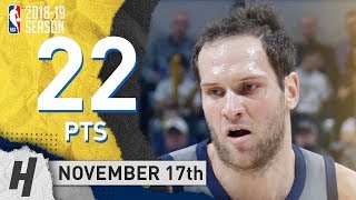 Bojan Bogdanovic Full Highlights Pacers vs Hawks 20181117  22 Pts 4 Rebounds [upl. by Melissa322]