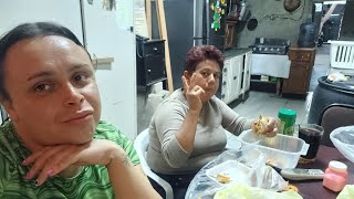 Desmenusando el pollo 🐣 para la comida con lula [upl. by Necyrb]