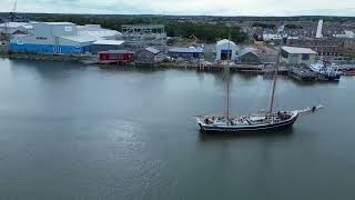 William ll sailing Ship Blyth Northumberland uk [upl. by Seni512]