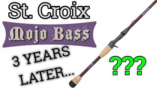 St Croix Mojo Bass Casting Rod After 3 Years of Use [upl. by Jessalyn]