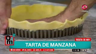 Receta dulce Tarta de manzana [upl. by Elitnahc434]