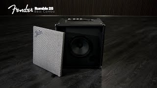 Fender Rumble 25 Bass Combo  Gear4music sound demo [upl. by Alyakem103]