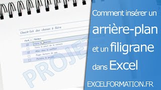 Comment ajouter un arrièreplan et un filigrane sur Excel [upl. by Donetta]