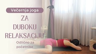 Večernja joga za duboku RELAKSACIJU i divan san  Yoga with SukHi [upl. by Powers]