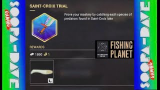 Fishing Planet SaintCroix Trial Mission Guide [upl. by Ynove170]