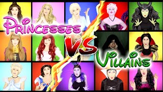 DISNEY PRINCESSES vs VILLAINS  quotWe dont talk about Bruno Parodyquot ENCANTO PARODY [upl. by Hearsh]