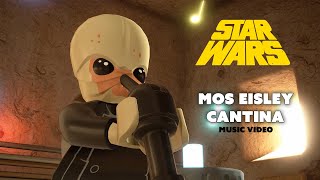 Star Wars Cantina Song  Mos Eisley Cantina MUSIC VIDEO LEGO Star Wars [upl. by Weywadt133]