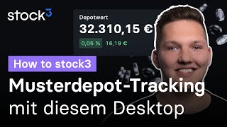 AktienPortfolioAnalyse amp Tracking  DepotanalyseDesktop stock3 Terminal [upl. by Adias]