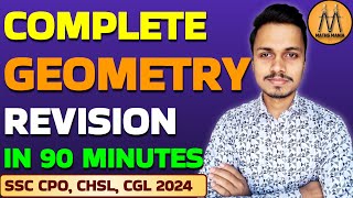 GEOMETRY COMPLETE REVISION  SSC CPO  CHSL CGL 2024  ABHISHEK RAI SIR  MATHS MANIA [upl. by Meneau709]