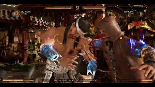 MK1 On Rank Liu Kang Mirror Match [upl. by Thorma]