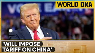 US Elections Trump Says He Would Impose Tariffs On China If It Went Into Taiwan  WION [upl. by Yetnruoc]