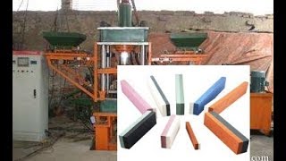 Sharpening stone making machine knife polishing block manufaturing machine [upl. by Nerrej]