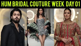 Hum Bridal Couture Week  Mehwish Hayat  Zaviyar Nauman  Fahad Hussyn [upl. by Guyer323]