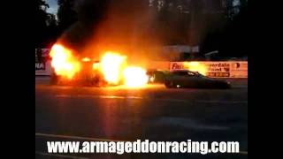 ARMAGEDDON Jet Car Blows It Away [upl. by Nilerual]