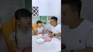 Xinxin Did Dad Really Cook A Big Meal For Mefunny fatherhoodlove comedy baby cute cutebaby [upl. by Sidoeht]