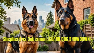 German Shepherd vs Doberman Whos the Ultimate Guard Dog  Dog Training  Dog Breeds [upl. by Eniretak235]