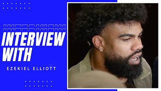 Ezekiel Elliott Postgame Week 10 PHIvsDAL  Dallas Cowboys 2024 [upl. by Nolrev495]