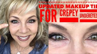 UPDATED Makeup Tip For Crepey Under Eyes [upl. by Cleveland]