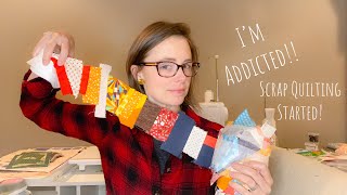 Let The Scrap Project Begin  Im Addicted  Quilt Vlog 147 [upl. by Vlad377]