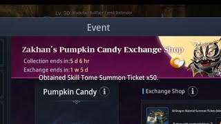 mir4 Zakhans Pumpkin Candy Exchange Shop [upl. by Bascio458]