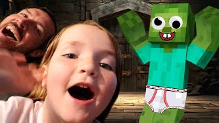 UNDERWEAR ZOMBiES in MiNECRAFT Niko amp Friends team up to battle Baby Minecraft SPOOKY MONSTERS [upl. by Kentiga291]