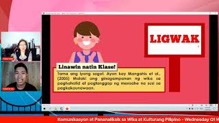 Komunikasyon at Pananaliksik sa Wika at Kulturang Pilipino  Wednesday Q1 Week 1 ETUlayLevelUp [upl. by Aikemet]