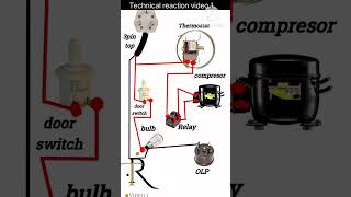 Frige wiring 👍 electrical electrian electrian boardwiring boardwiring electrician electritian [upl. by Auqenes]