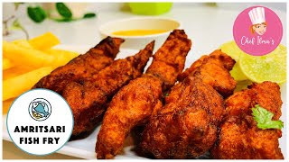 Amritsari Fish Fry  Fish Fry  Crispy Fish Fry  Fried Fish  Masala Fish Fry  Chef Ilma [upl. by Yffub]