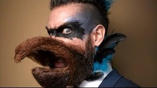 TOP 15 WORLD BEARD AND MOUSTACHE CHAMPIONSHIP 2016 [upl. by Lorette832]