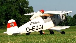 Bücker Jungmeister  60 Scale  Moki 400ccm  Maiden [upl. by Hollerman]