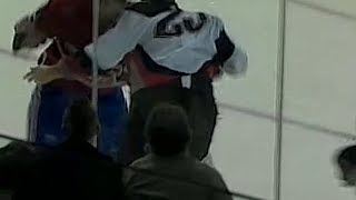 Chris Drury vs Francis Bouillon Apr 3 2004 [upl. by Eittah]