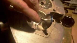 Grinding lapping the valves T120R pt1 [upl. by Kira]