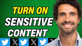 How To Turn On X Twitter Sensitive Content Setting 2024 [upl. by Leeke]