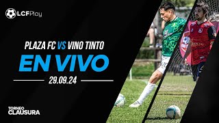 PLAZA FC vs VINO TINTO  CLAUSURA  Abierto  DIV C [upl. by Craven]