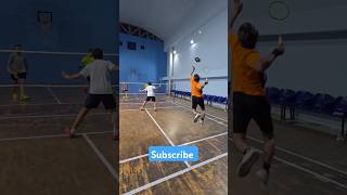 quotIntense Badminton Rally  Fast Shots amp Smashes  Must Watchquotviralshort badminton game fyp [upl. by Ferdy]