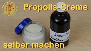 Propolis Gesichtscreme gegen unreine Haut selber machen [upl. by Enelyw205]