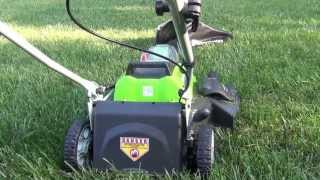 Greenwork 40 Volt Lithium Ion Rechargeable 19 inch Lawnmower [upl. by Dronel]