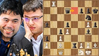 Dont Try To Outcalculate This Man  Hikaru vs Nijat Abasov  Round 10  FIDE Candidates 2024 [upl. by Dawes]