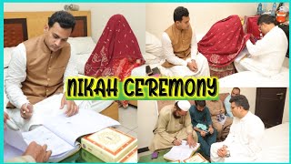 ZINDAGI TERE NAAM KI ❤️ NIKAH CEREMONY 🎑🤍 [upl. by Aniraz]