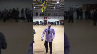 Square dance on New Years Eve 2018 in Kangirsuk [upl. by Duffie]