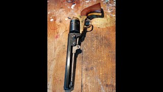 1851 Navy 36 revolver at 100 meters  the early history of replica gunmaking [upl. by Octavie272]