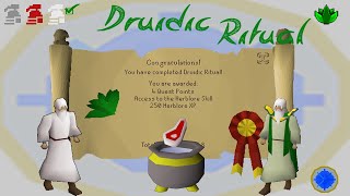 OSRS Druid Ritual Quest Guide  Ironman Approved [upl. by Fonz]