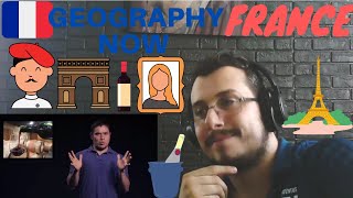 Italian Reacts To Geography Now France [upl. by Nodnab541]