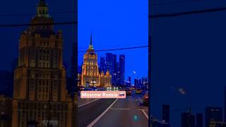 Beautiful Moscow  Russia 🇷🇺 skyscrapers 🏙️ moscowrussia [upl. by Randell]