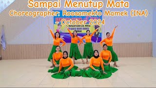 Sampai menutup mata line dance choreo Roosamekto Mamek INA  SSR Dance [upl. by Portia873]